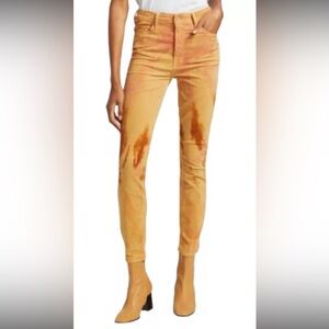 MOTHER brand corduroy tie dye jeans